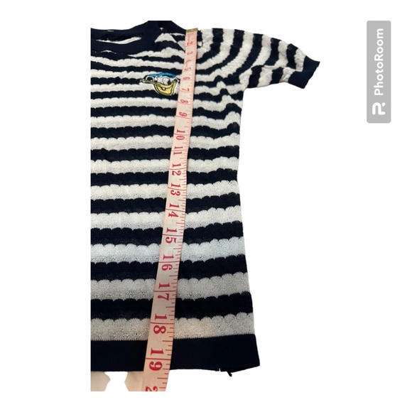 Vintage Design Donald Duck Striped T-shirt. - Picture 6 of 7